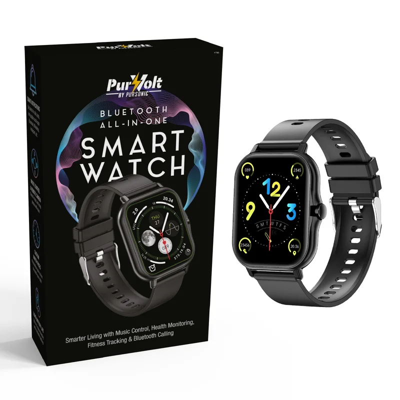 Pursonic All-in-One Bluetooth Smart Watch  Fitness, Health & Connectivity on Your Wrist