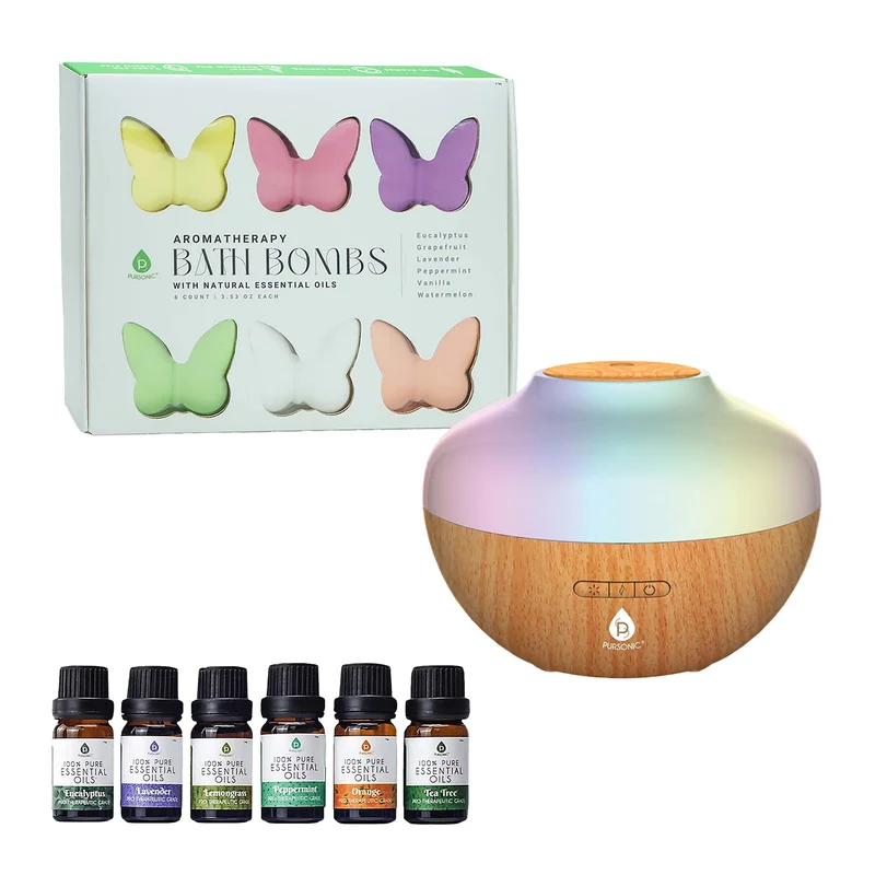 Pursonic Aromatherapy Spa Bundle Transform Your Home into a Serene Oasis