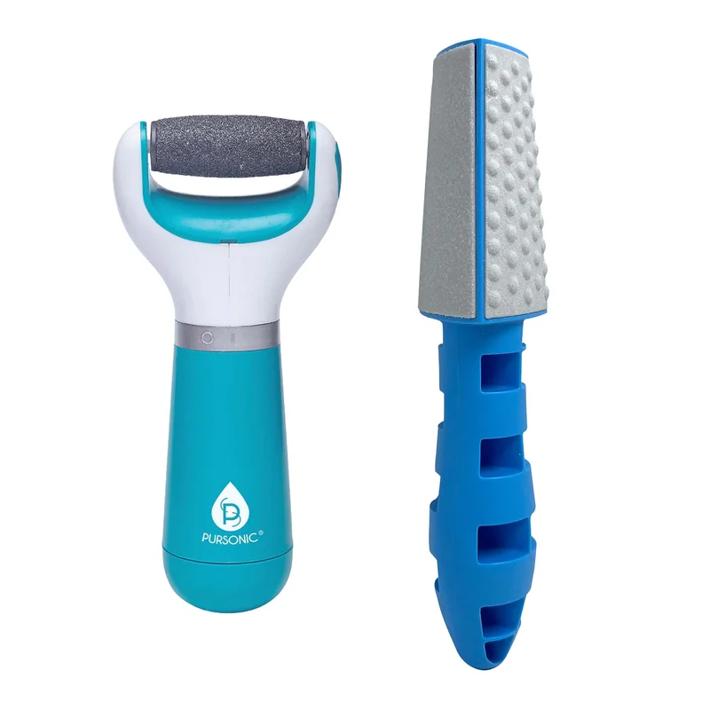 Pursonic Complete Callus Care Bundle  Battery-Operated and 3-in-1 Callus Removers