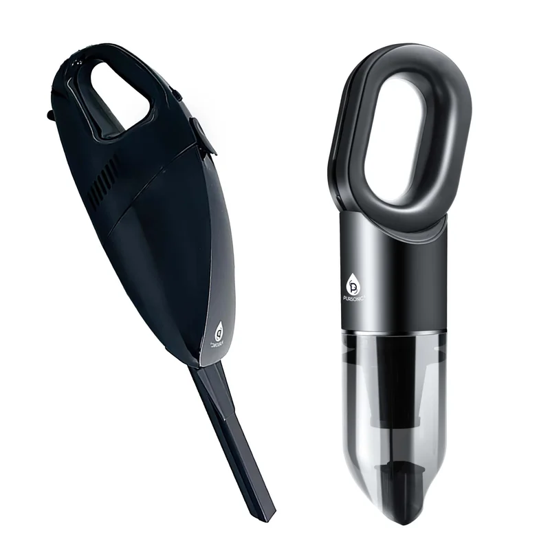 Pursonic Dual-Purpose Car & Handheld Vacuum Bundle USB Rechargeable Cordless & Car Vacuum Cleaner Set