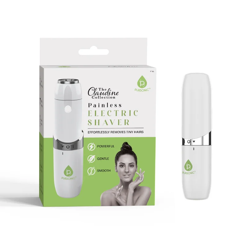 Pursonic Painless Electric Shaver The Claudine Collection