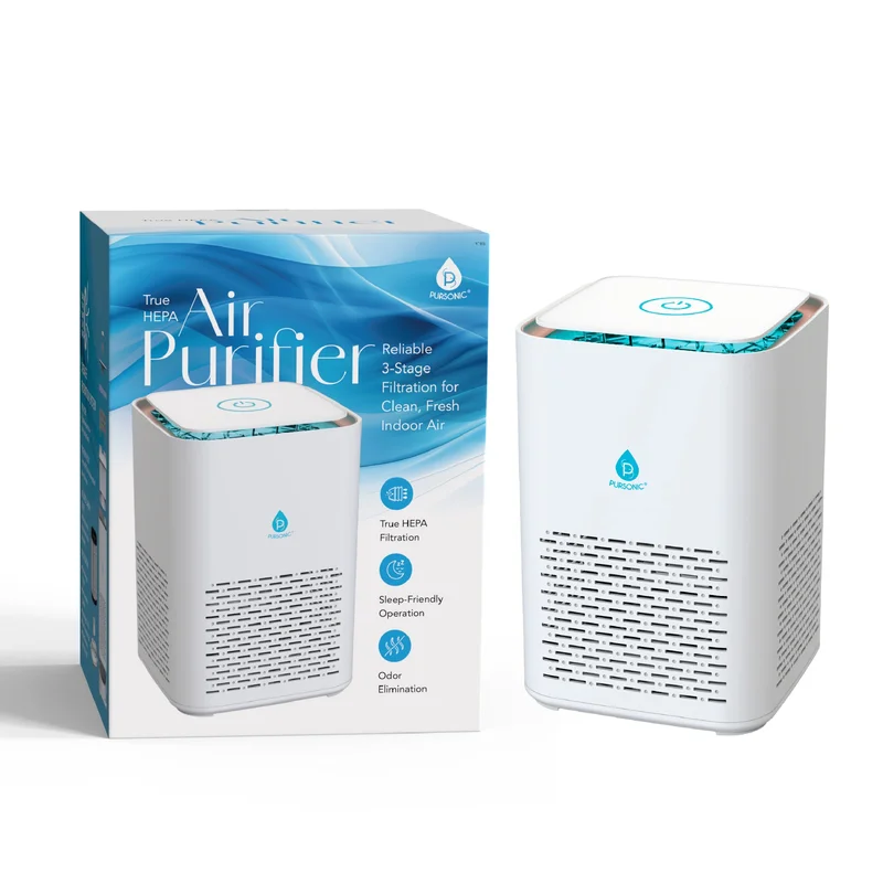 Pursonic True HEPA Air Purifier  Compact Power for Cleaner Air