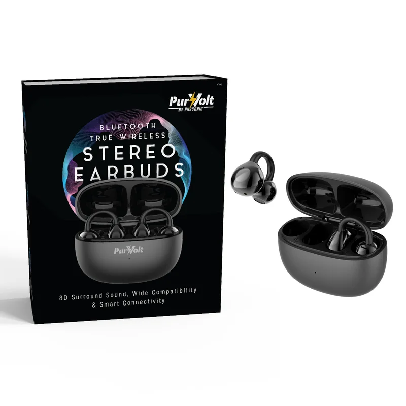 Pursonic True Wireless Stereo Earbuds Immersive Sound, Compact Design, All-Day Comfort