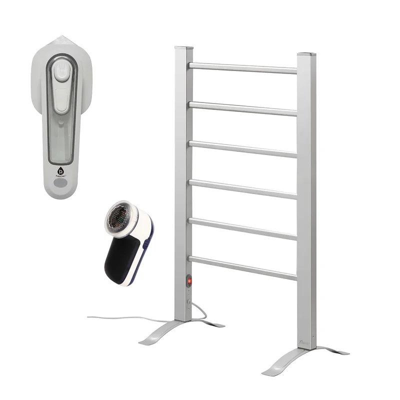 Pursonic Ultimate Laundry & Fabric Care Bundle Mini Iron, Fabric Shaver & Electric Towel Warmer