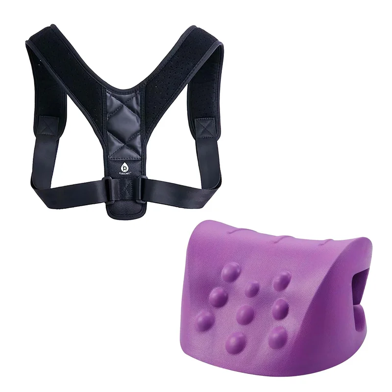 Pursonic Ultimate Posture and Neck Relief Bundle Adjustable Posture Corrector & Neck and Shoulder Relaxer