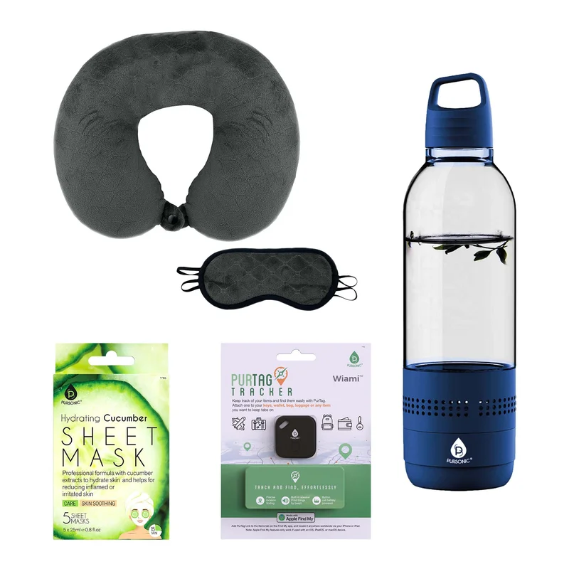 Pursonic Ultimate Summer Travel & Beauty Bundle Hydration, Relaxation & Skincare Essentials