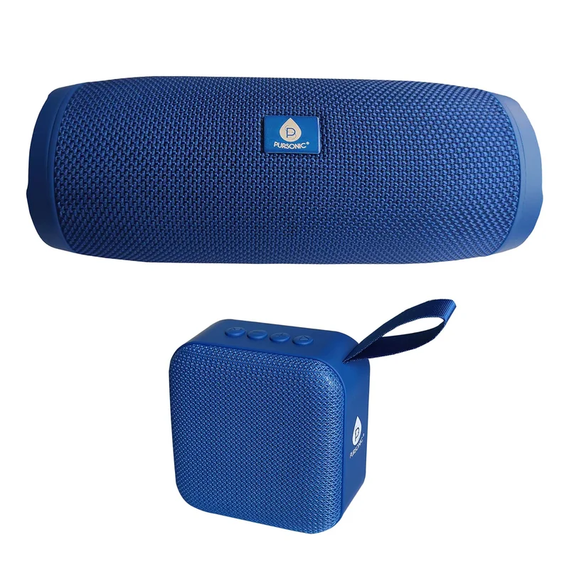 Pursonic Wireless Sound Duo Portable & Peak Wireless Speakers for Immersive 360 Audio