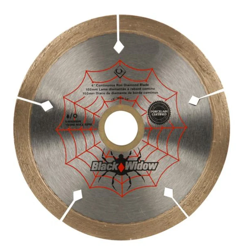 QEP 4" Black Widow Diamond Blade  Ceramic & Porcelain