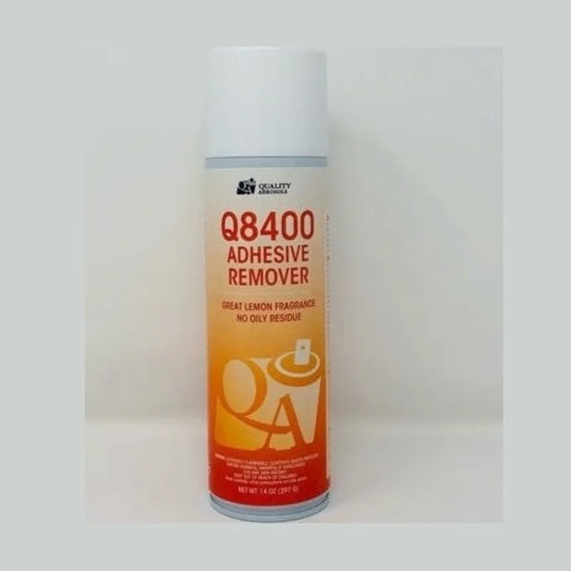 Quality Aerosols Q8400-AA Industrial Strength Aggressive Spray-On Adhesive Remover 14 oz
