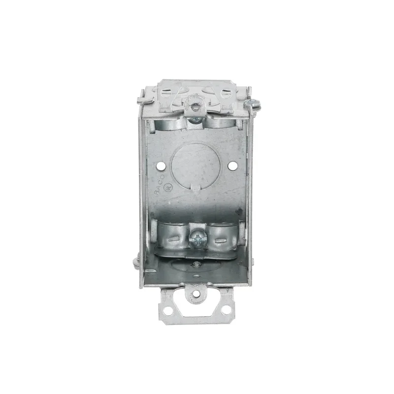 Raco 3 in. x 2 in. Switch Box Gangable 2-1/2 in. Deep One 1/2 in. KO & NMSC Clamps Plaster Ears