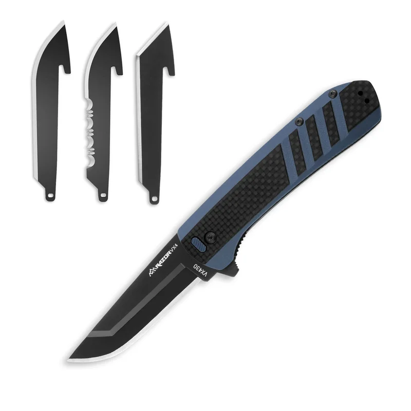 RAZOR VX4 | BLUE G10 & CARBON