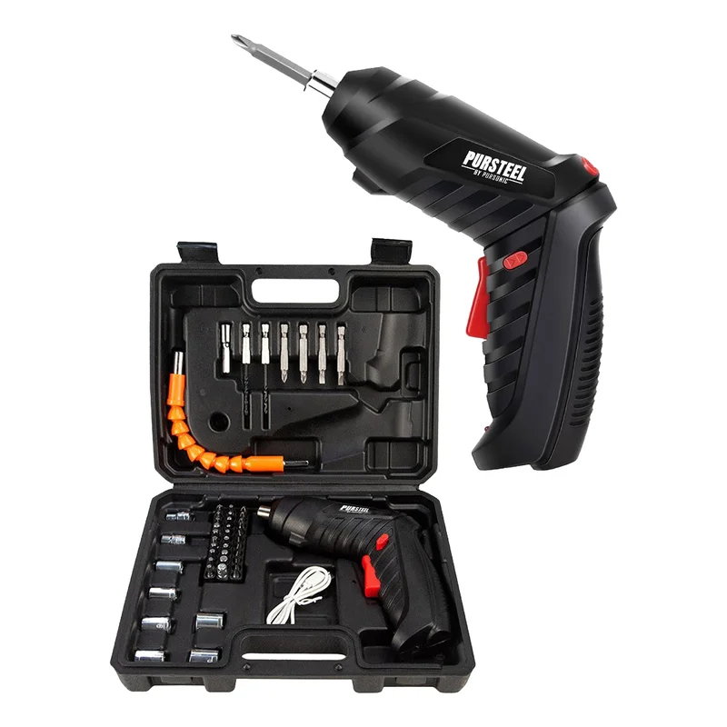 Rechargeable Electric Screwdriver 47 Piece Set  The Ultimate Tool for DIY & Repairs