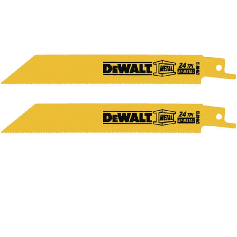 RECIPRO BLADE 6" X 24 TPI 2 PC DEWALT