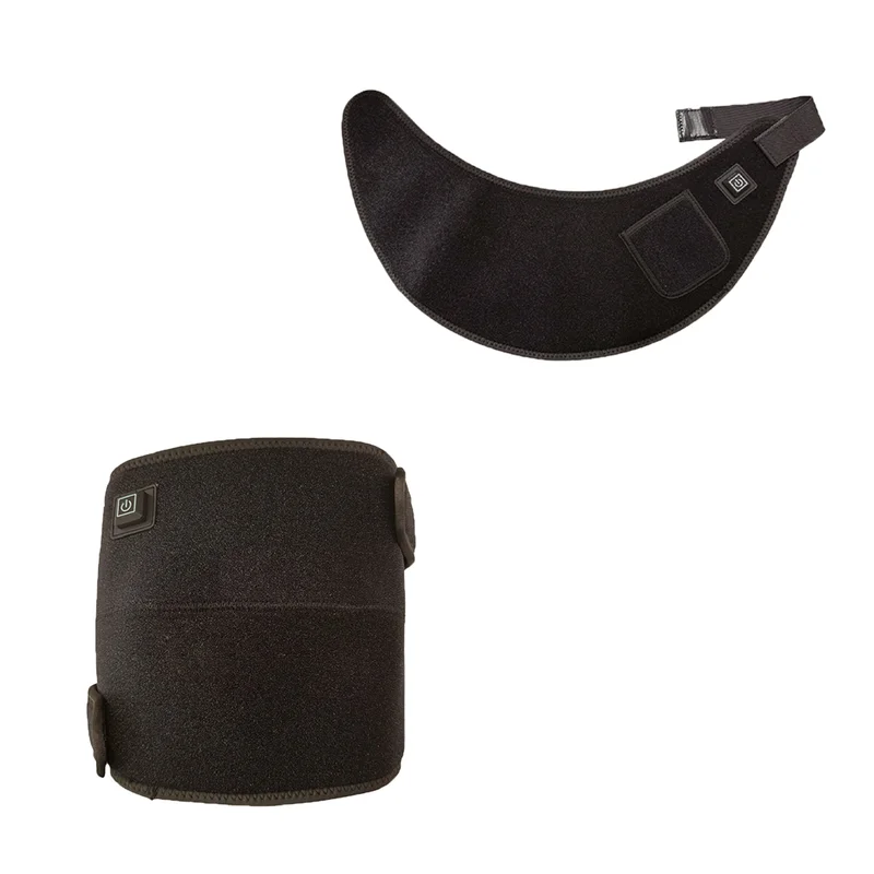 Red Light Therapy Bundle for Joint & Muscle Relief: Neck Pack Wrap & Knee Pad Set