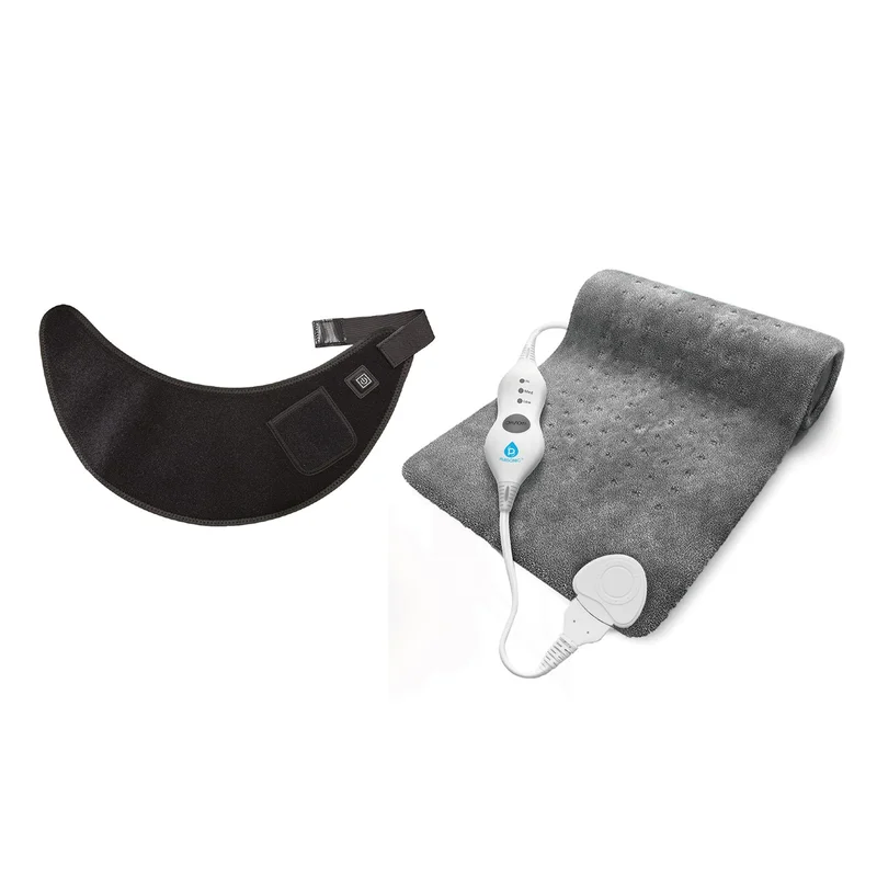 Red Light Therapy Neck Wrap and Fast-Heating Full Body Heating Pad