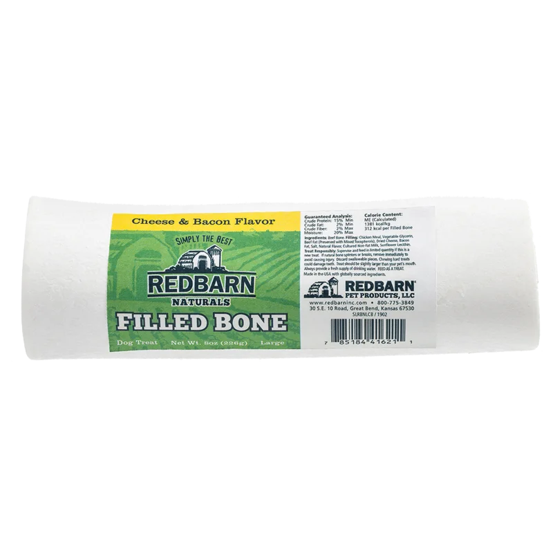 Redbarn Natural Filled Bone Cheese N Bacon Flavor