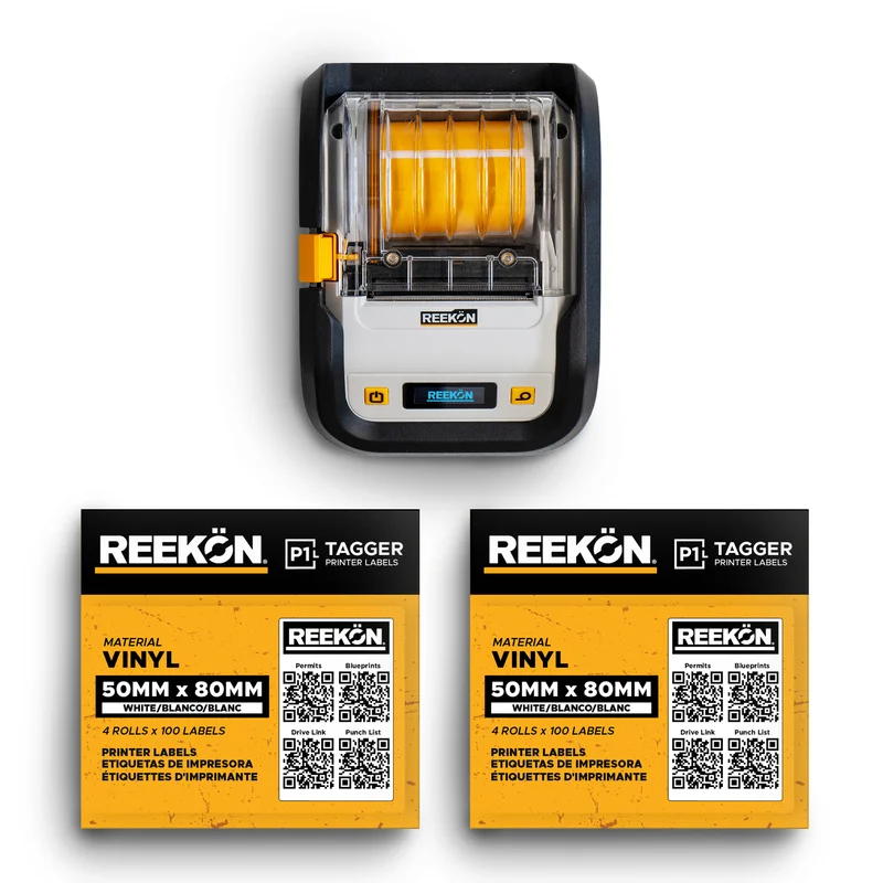 REEKON Label Starter Pack 50mm X 30mm - White