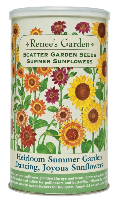 Renees Garden Scatter Gardens Heirloom Summer Garden Dancing, Joyous Sunflowers