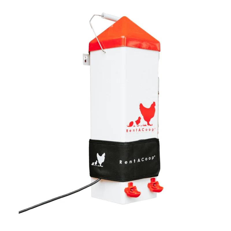 RentACoop 2 Gal High Rise Waterer & SM Thermo Bucket Belt Bundle