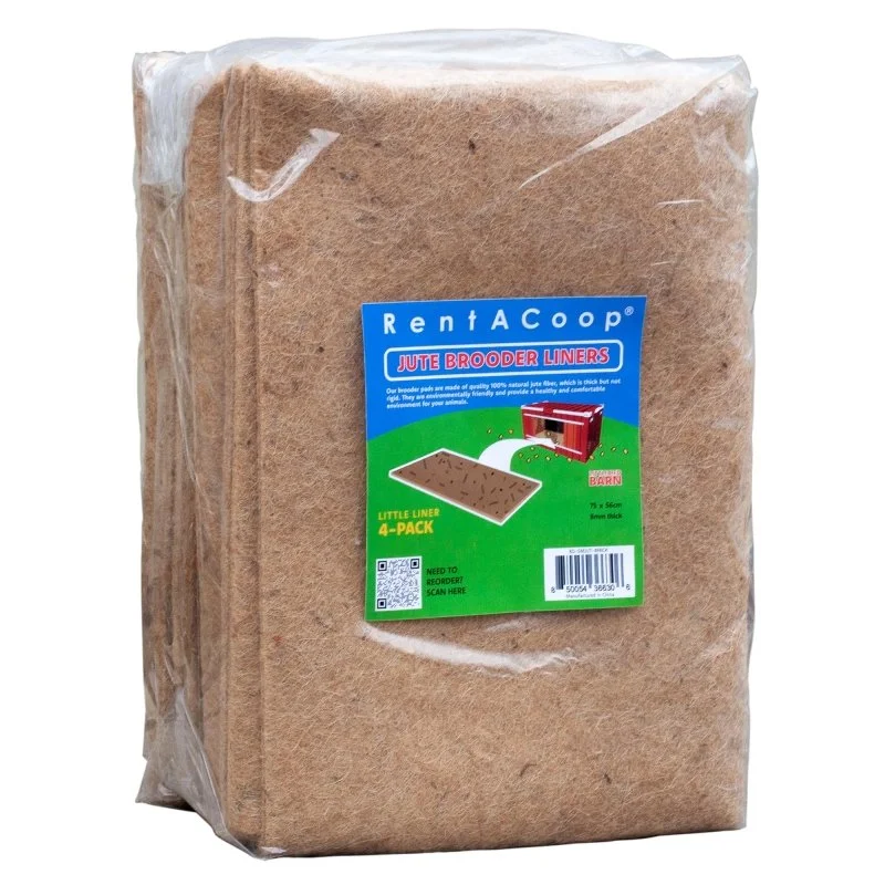 RentACoop Jute Brooder Liners for Little Red Barn Brooder (Pack of 4)