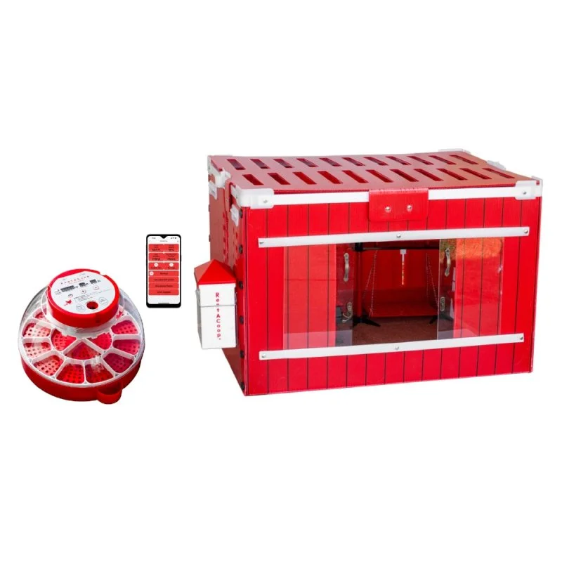 RentACoop Little Red Barn Set & Incubator Bundle