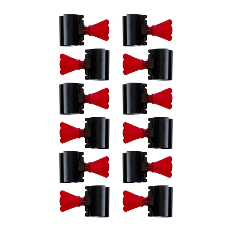 RentACoop Secure Non-Adhesive PVC (S.N.A.P) Watering System S.N.A.P Clips Pack of 12 for Chickens, Quail, and Poultry