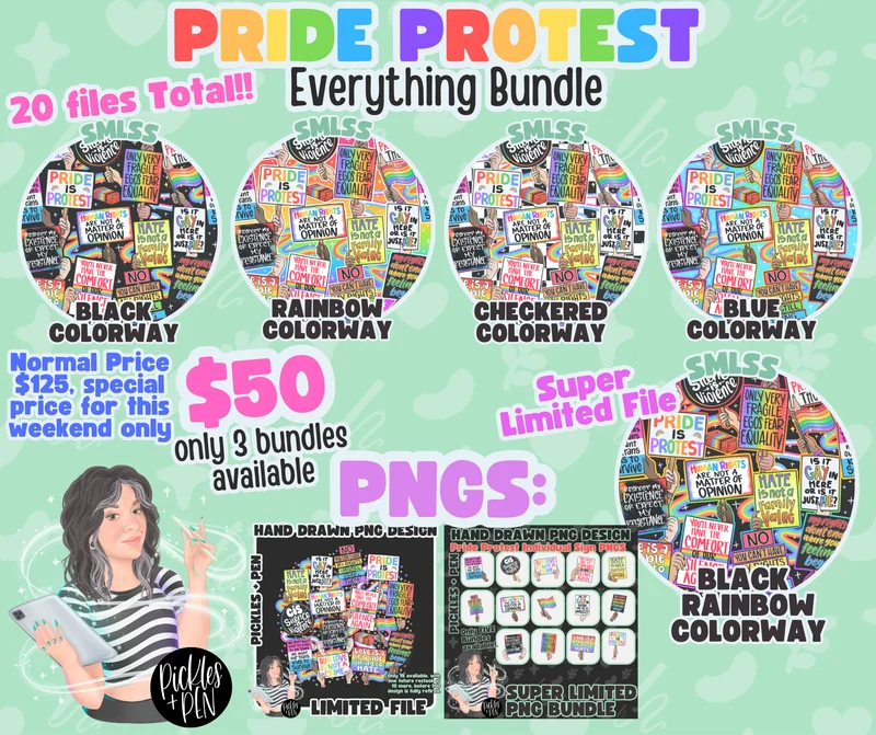 REPS ONLY Pride Protest EVERYTHING BUNDLE [ONLY THREE]