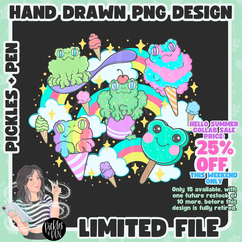 REPS ONLY Summer Frog Treats PNG [LIMITED]