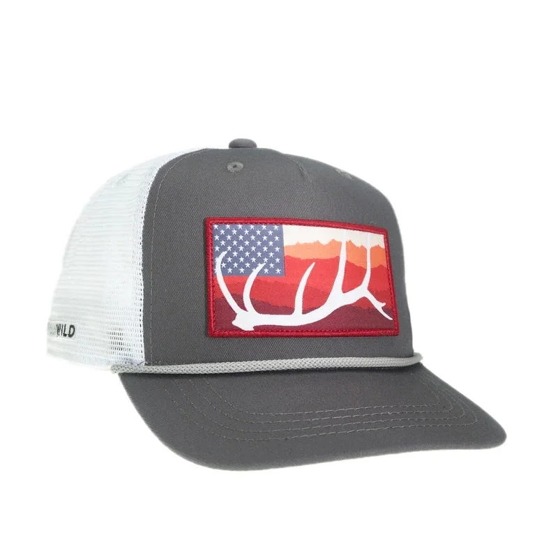RepYourWater WILD USA HAT - STANDARD FIT "Grey"