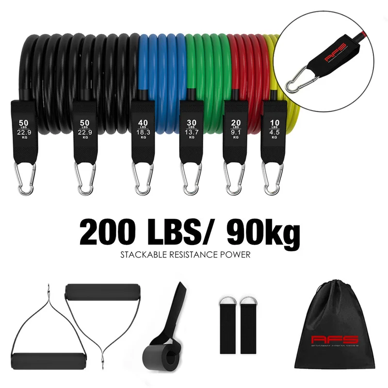 RFS Resistance Bands Set 200lbs/90kg