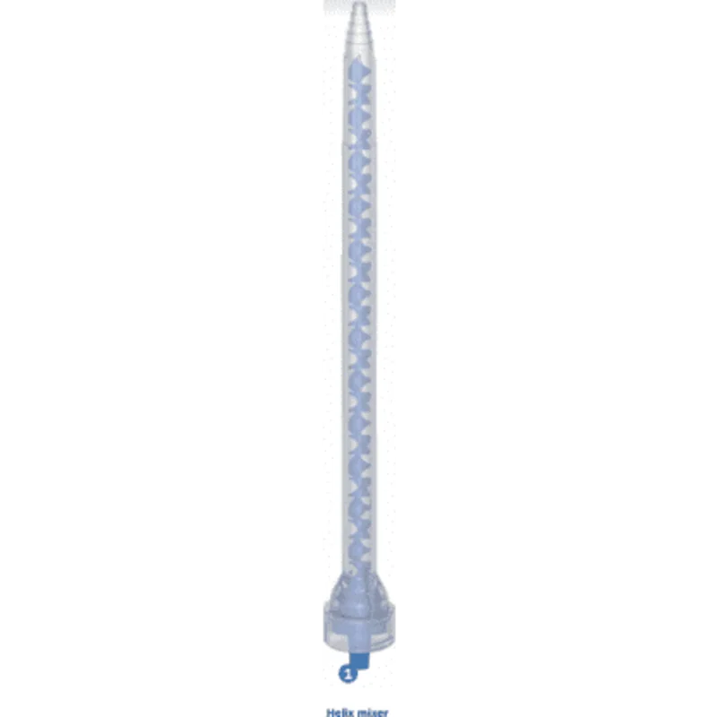 Ritter ACF Helix mixing nozzle 18 Element, 7.3 Inches Long, 8MM ID for 200ml or 400ml ACF cartridge ratios 1:1 or 2:1 (13300- 2001)