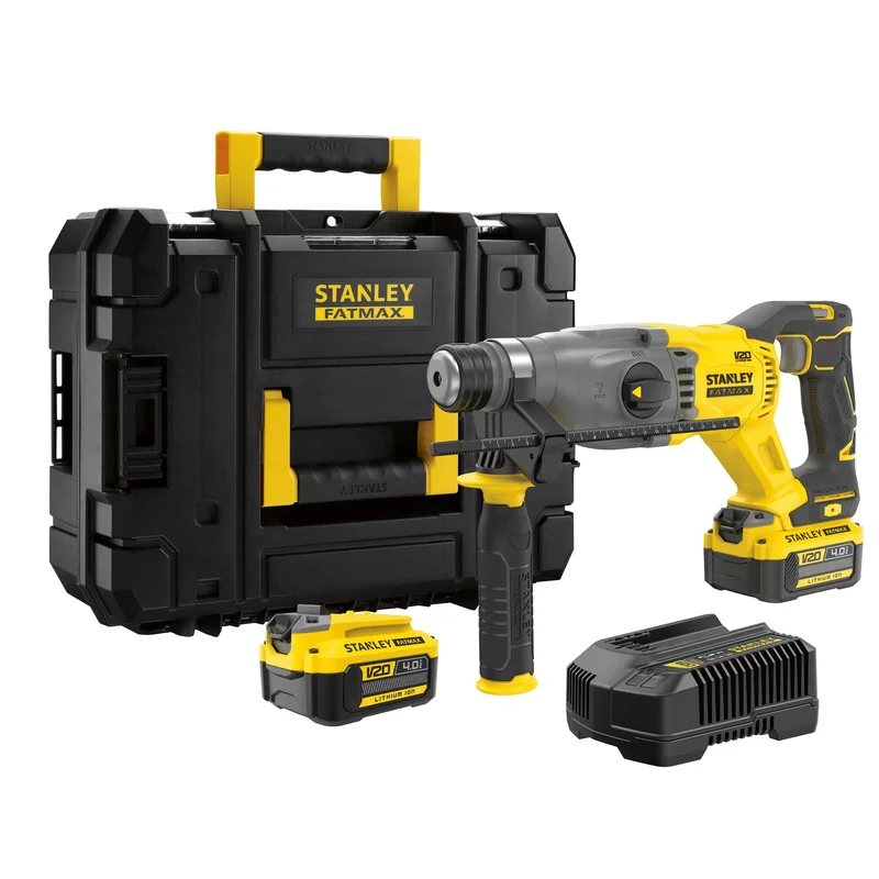 Rotary Hammer 1" SDS Plus Brushless V20 W/2Bat. 4.0AH Fatmax Stanley