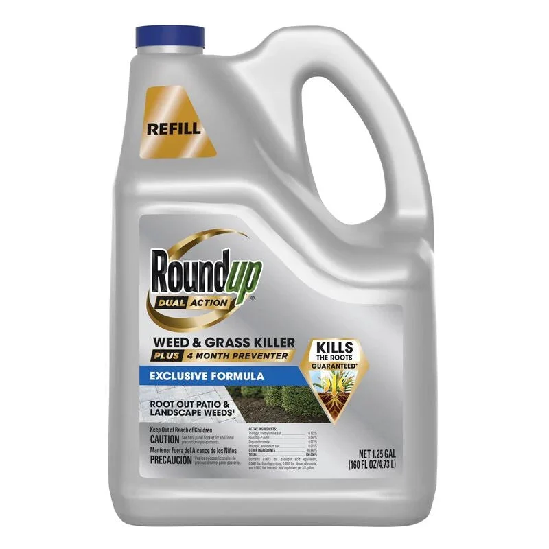 Roundup Dual Action Weed & Grass Killer Plus 4 Month Preventer Refill
