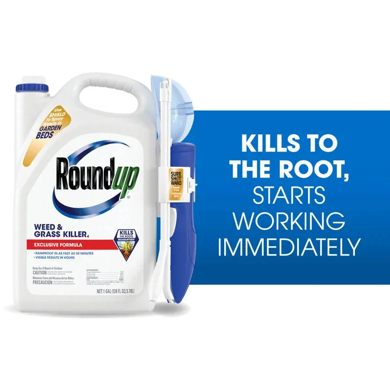 Roundup Weed & Grass Killer with Sure Shot Wand