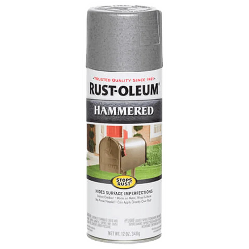 Rust-Oleum Hammered Spray Paint Silver Silver