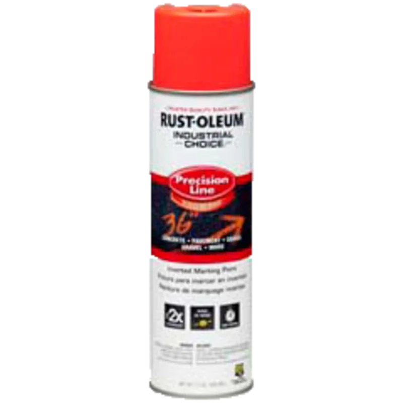 Rust-Oleum Industrial Choice M1600 Solvent-Based Precision Line Marking Paint Fluorescent Green