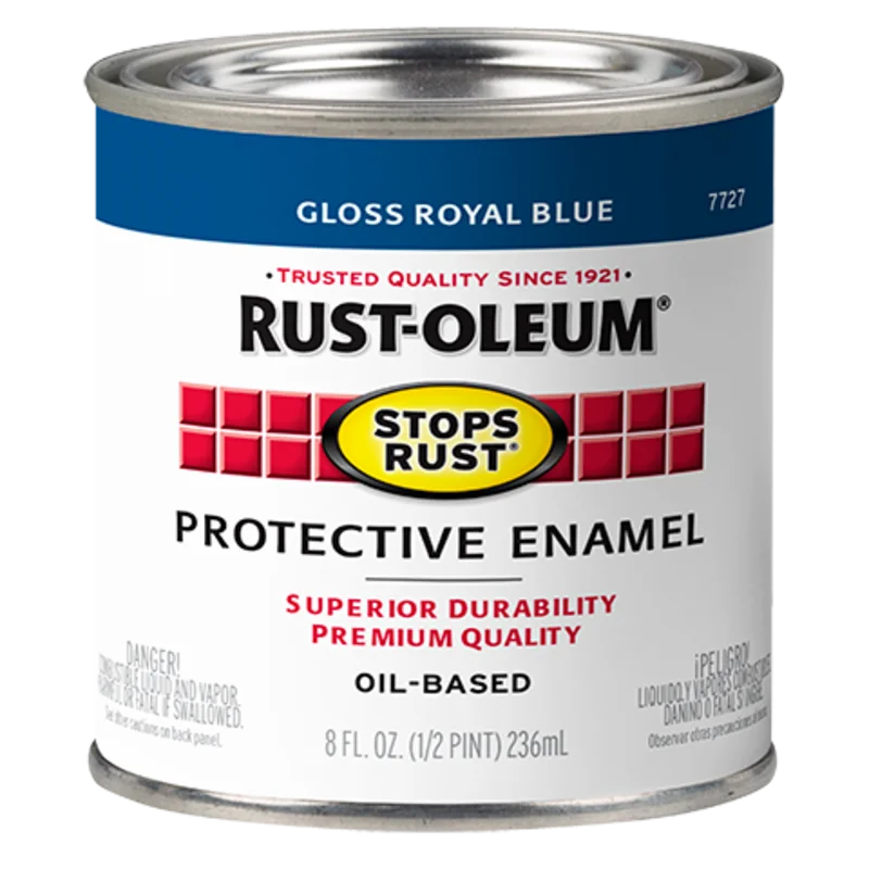 Rust-Oleum Protective Enamel Brush-On Paint Gloss Royal Blue Gloss Royal Blue