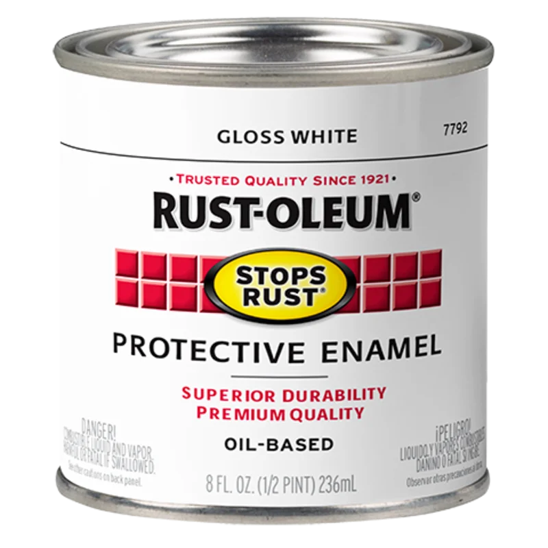 Rust-Oleum Protective Enamel Brush-On Paint Gloss White