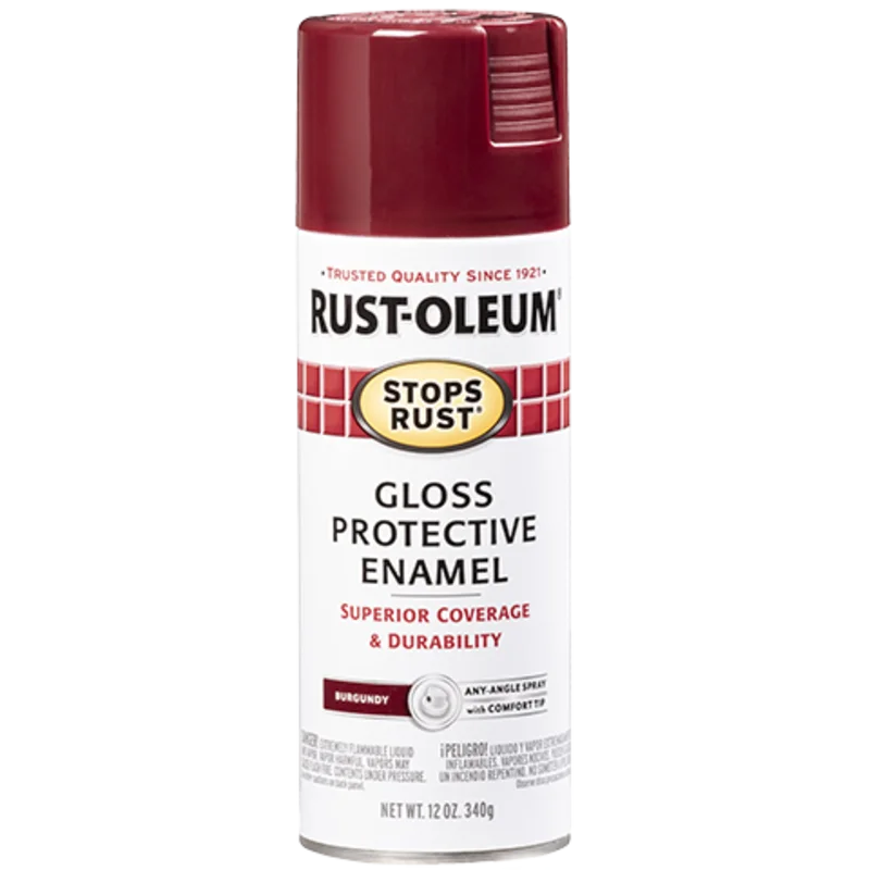 Rust-Oleum Protective Enamel Spray Paint Gloss Burgundy Gloss Burgundy