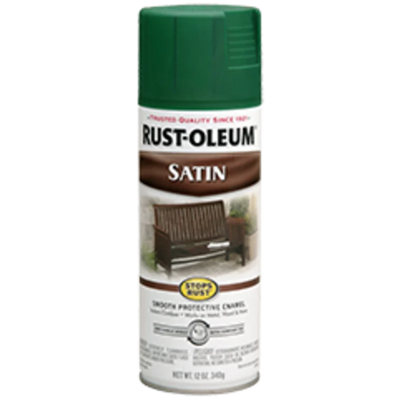 Rust-Oleum Satin Enamel Spray Hunter Green Hunter Green