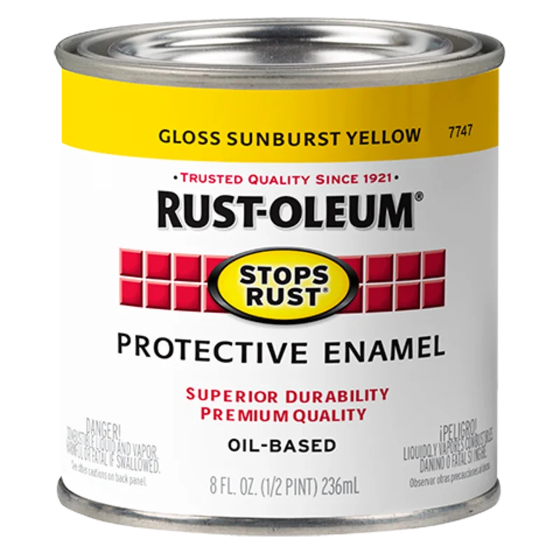 Rust-Oleum Stops Rust Protective Enamel Paint Sunburst Yellow