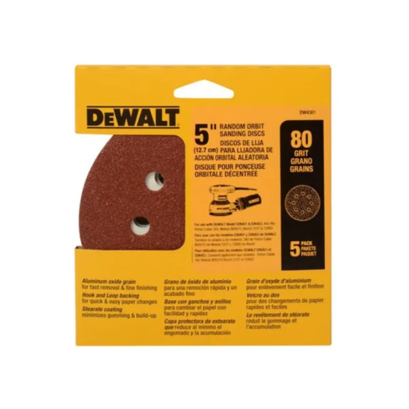 Sanding Disc 5" X 80G Dewalt