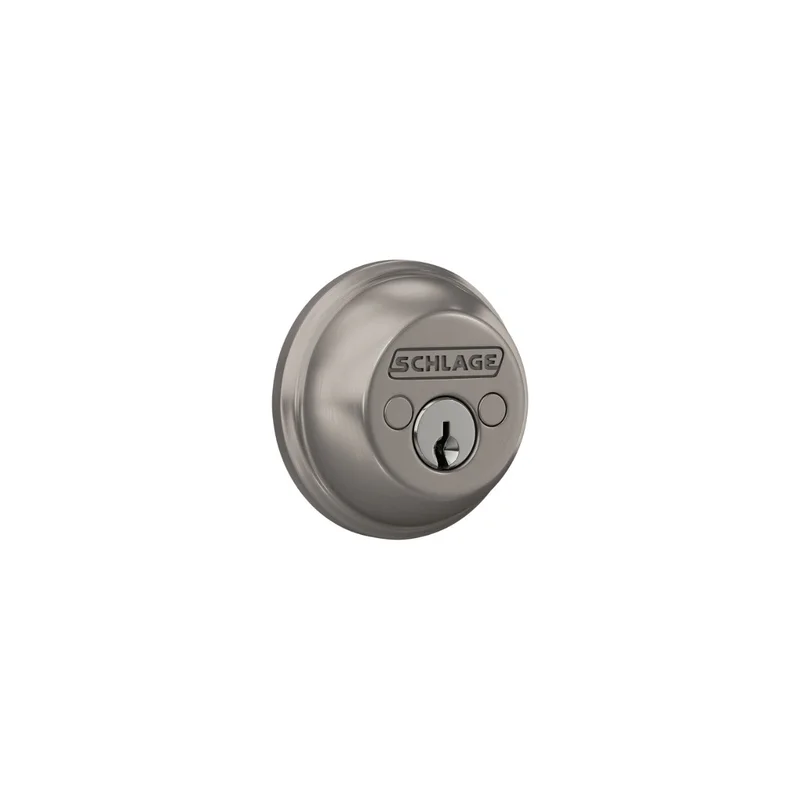 Schlage Double Cylinder Deadbolt Satin Nickel