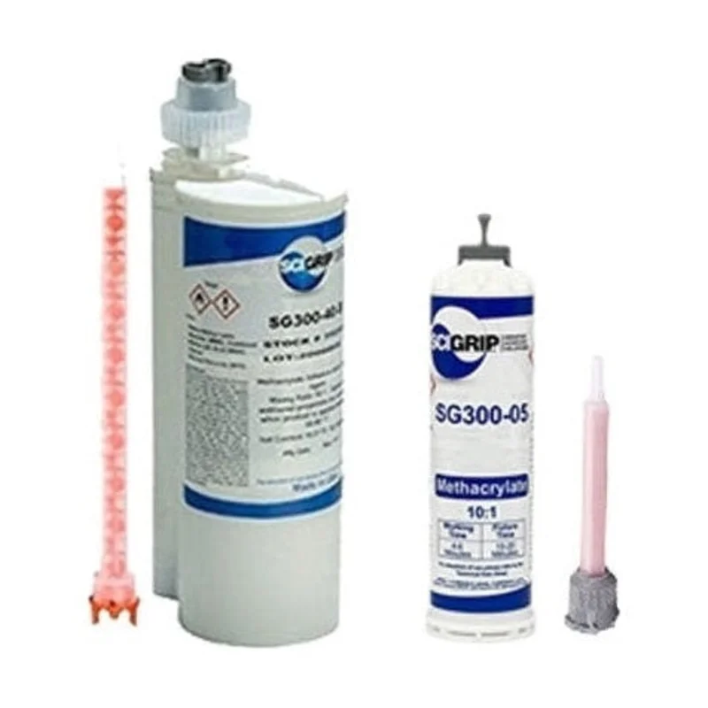SciGrip SG300-B-05 Black 5-minute High Strength Toughened 10:1 MMA Methacrylate Adhesive