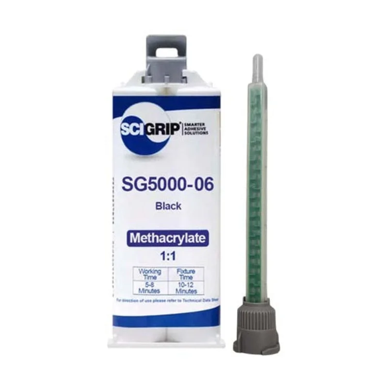 SciGrip SG5000 Black Mold Repair Compound Rapid-Cure 1:1 MMA Methacrylate Adhesive