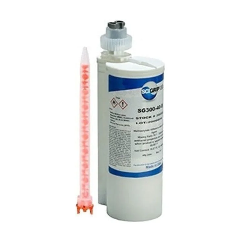 Seakeeper Installation Adhesive Kits and Accessories - 490ml SciGrip SG300-40 Black MMA Adhesive Kits (Toughened 10:1 ratio)