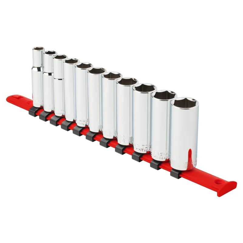 Set 11 PC. Metric Deep Socket DR. 3/8" 6 PT. Craftsman