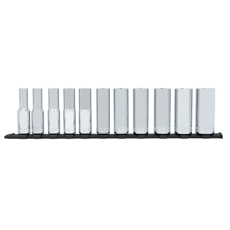 Set 11 PC. Sae Deep Socket DR. 1/2" 12 PT. Craftsman