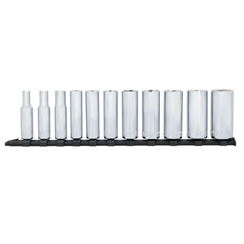 Set 11 PC. Sae Deep Socket DR. 3/8" 6 PT. Craftsman