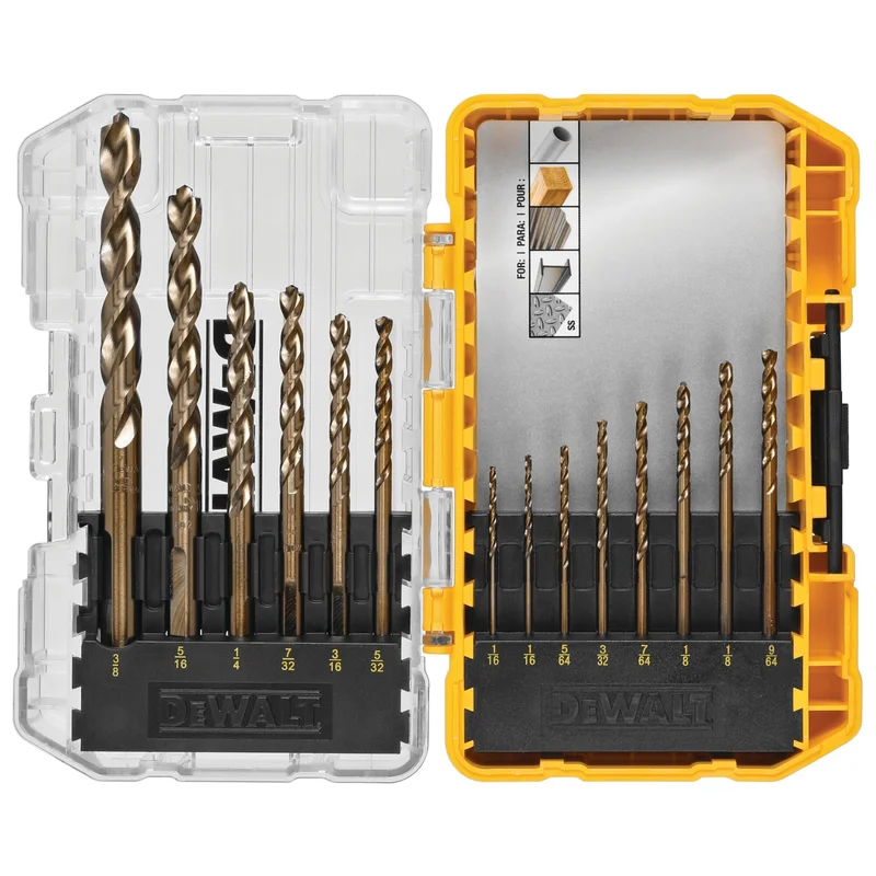 Set 14 PC. Split Point Cobalt Drill Bit Dewalt